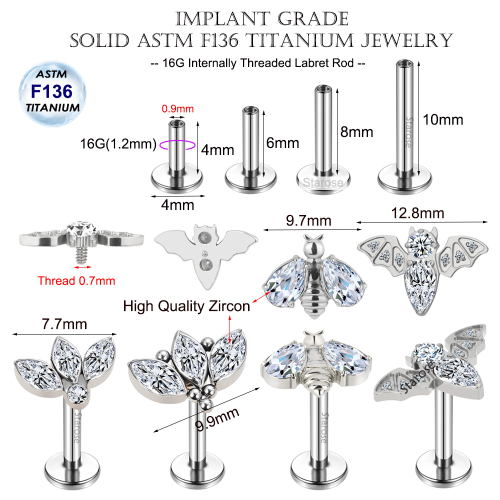 Implant Grade ASTM F-136 Titan - Body Jewelry Implant Grade Titanium のレビューと価格