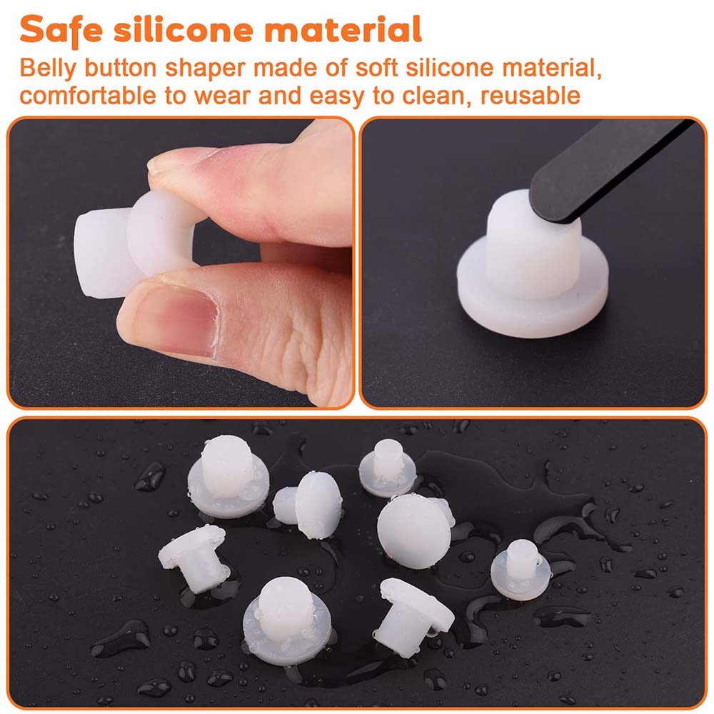 1PC Silicone Belly Button Plug - Body Jewelry Repair のレビューと価格