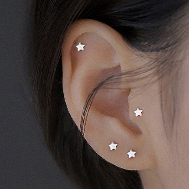 1PC Stainless Steel Mini Studs - Tragus Flat Back のレビューと価格