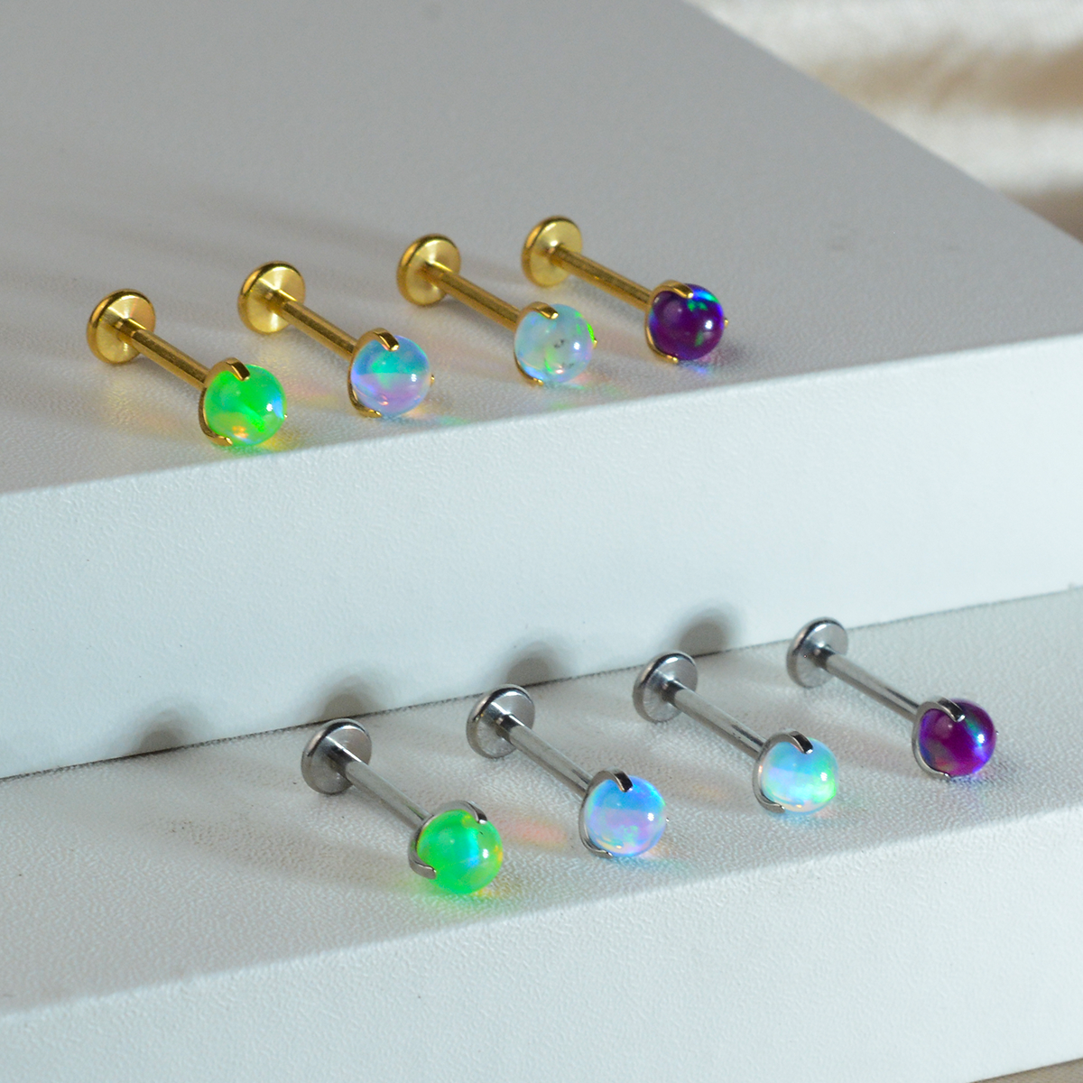 1PC Ttianium Steel Piercing La - Tragus Flat Back のレビューと価格