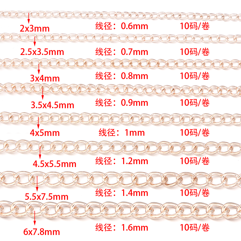 10yards/roll Flat 2-6mm Extens - Body Jewelry Beach のレビューと価格