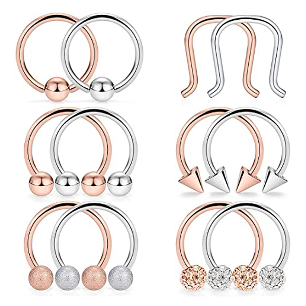 Stainless Steel Hinged Seamles - Clicker Ring Seamless のレビューと価格