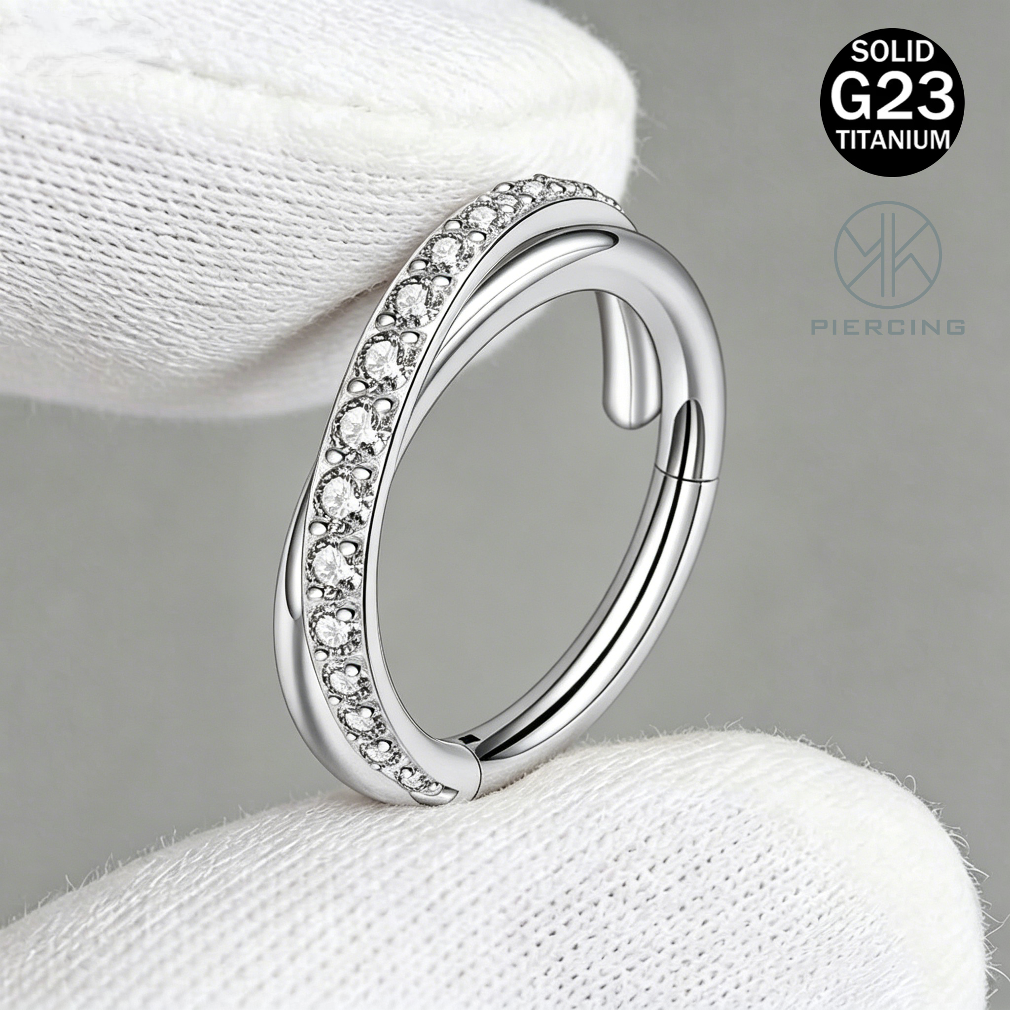 1pcs 16G Cartilage Earring Hoo - Clicker Ring Seamless のレビューと価格